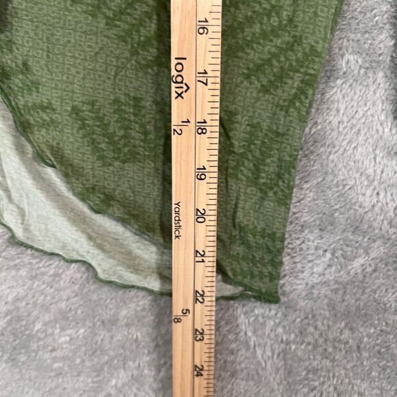 Lexbreezy Girls Smocked Wide Leg Palazzo Pants 6 Hawaii Green Beach Cover Up - Picture 2 of 8